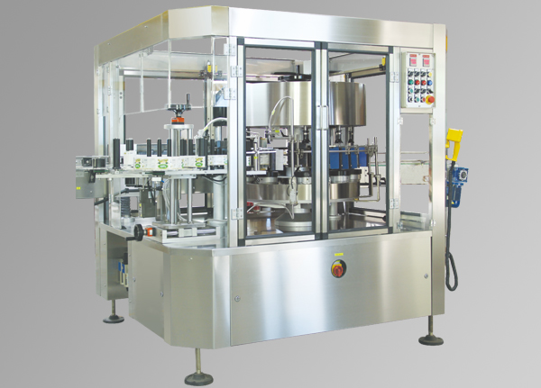 回轉式不干膠單標貼標機